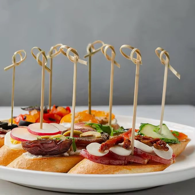Knotted Bamboo Skewers
