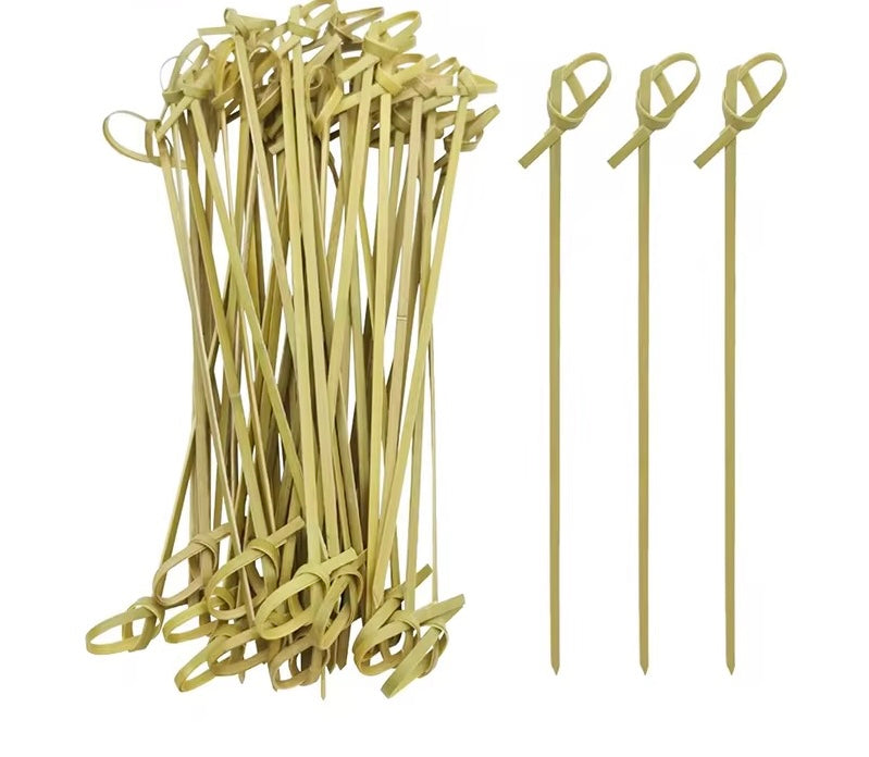 Knotted Bamboo Skewers
