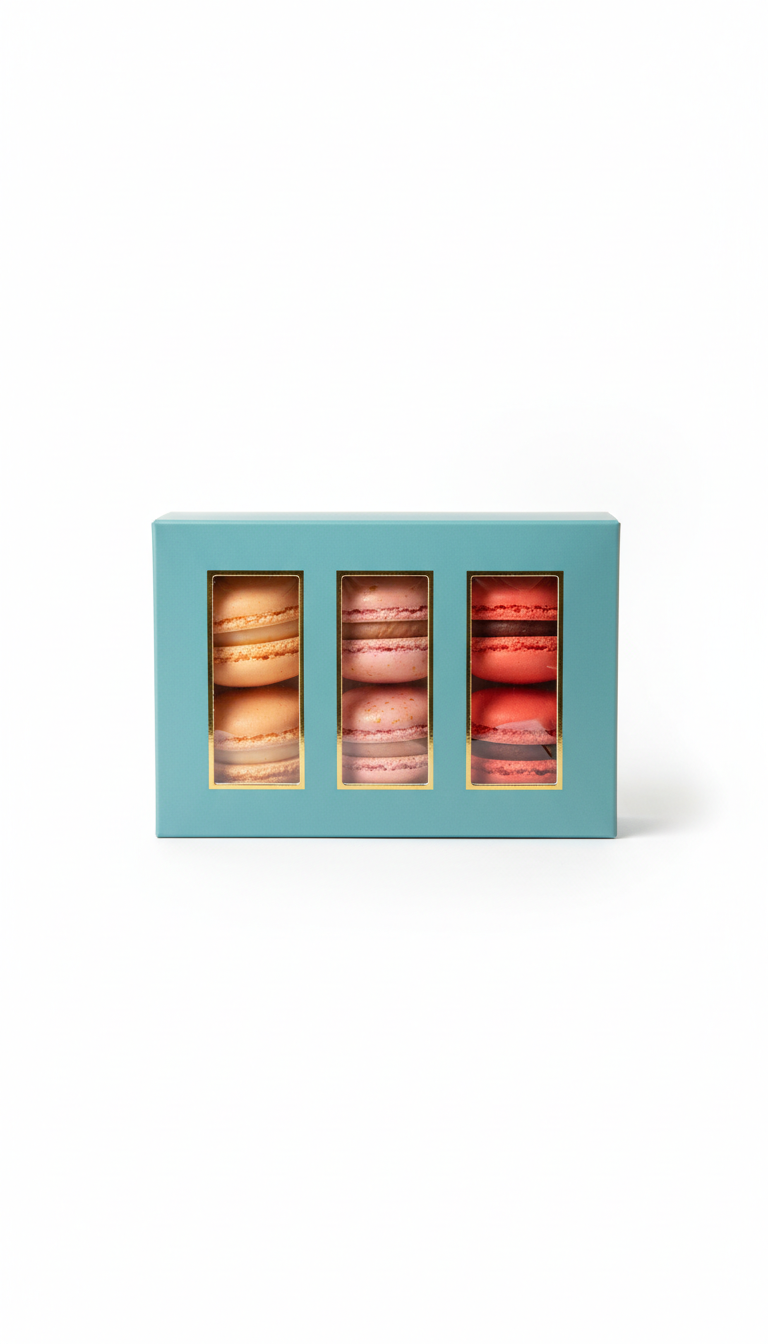 Windowed Cake Box With Foil Edge