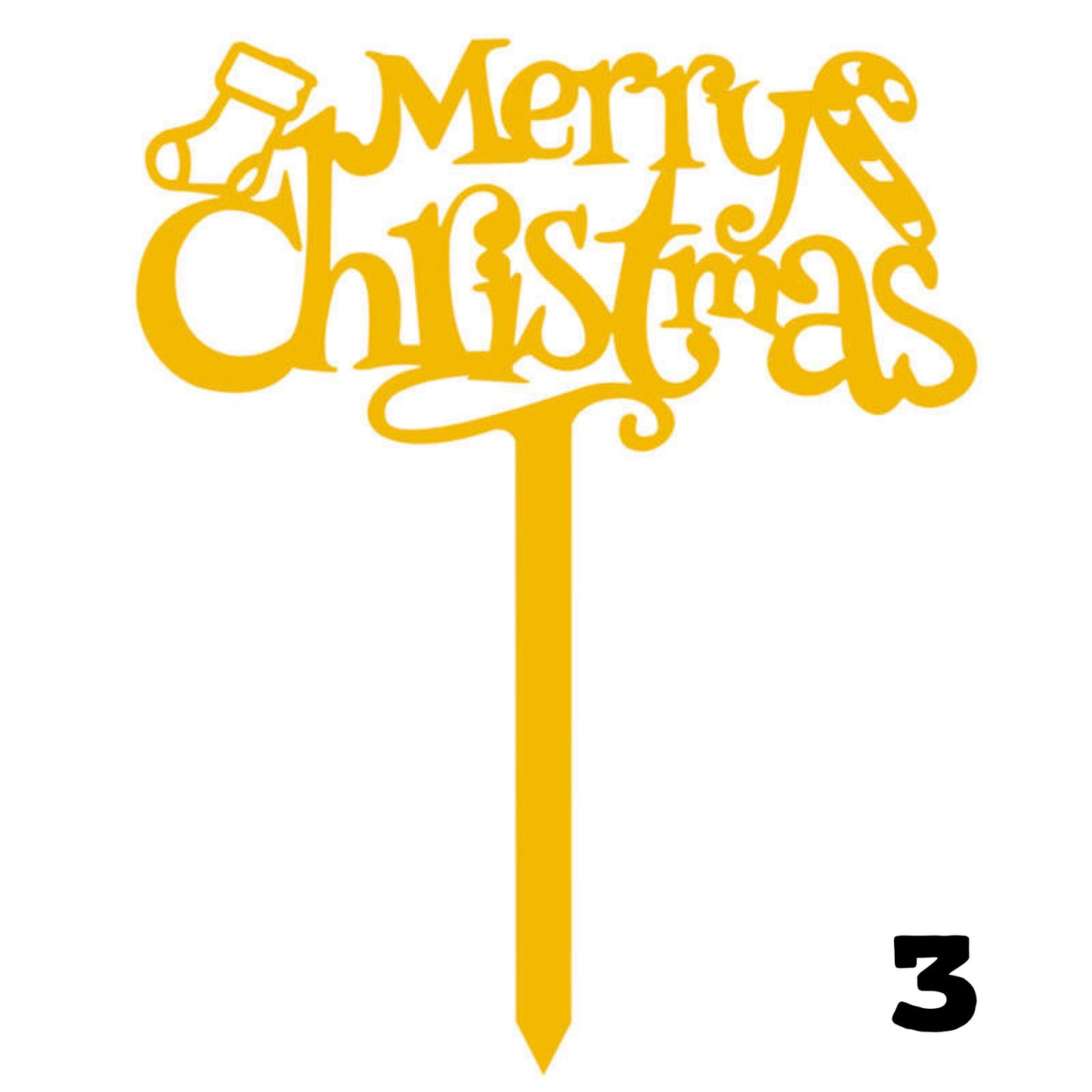 Merry Christmas Topper