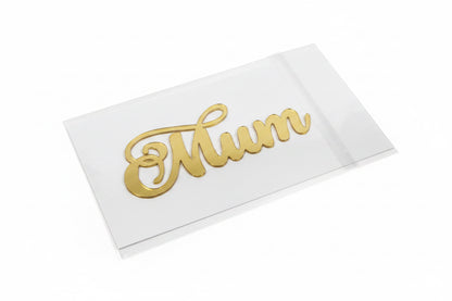 Mum Cake topper