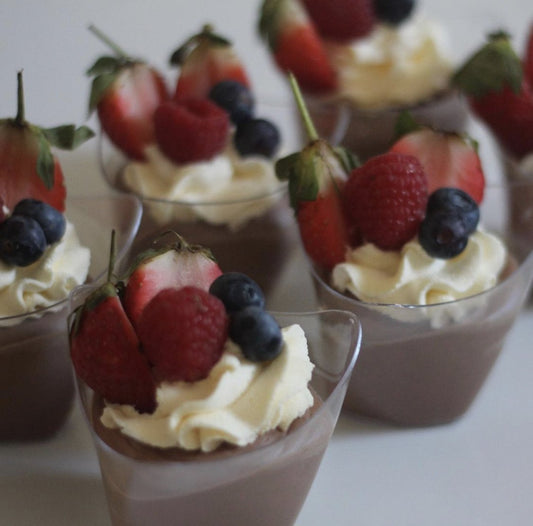 Plastic Dessert Cups With Lid