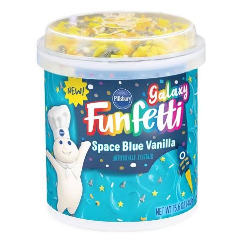 Pillsbury Funfetti Galaxy Space Blue Vanilla Frosting - 15.6oz The Bakers Plug